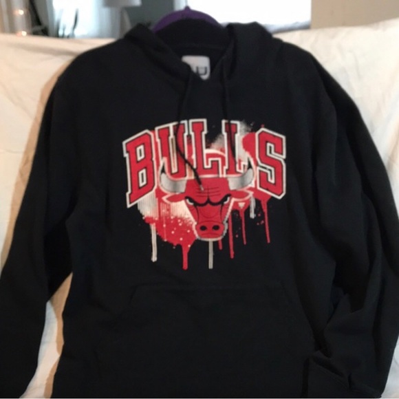 NBA Other - NBA Chicago Bulls Black Hoodie. Mens XXL. Like new!